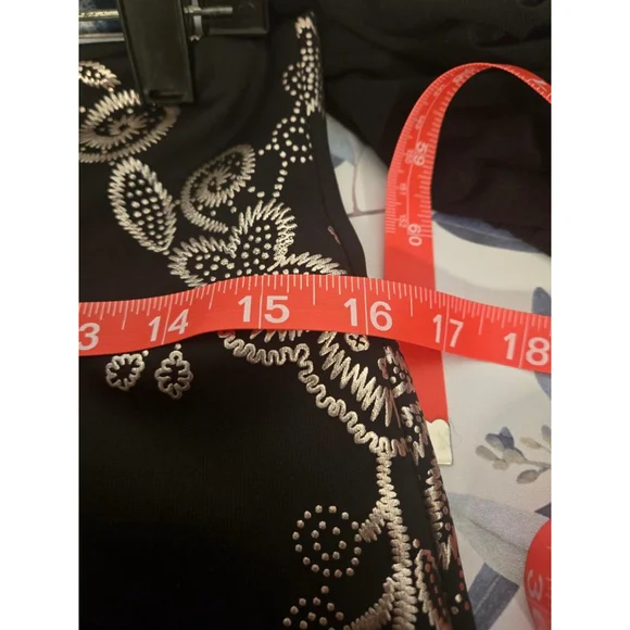 Women's Lularoe Elegant Black Gold Floral Pencil Skirt M - Picture 5 of 11